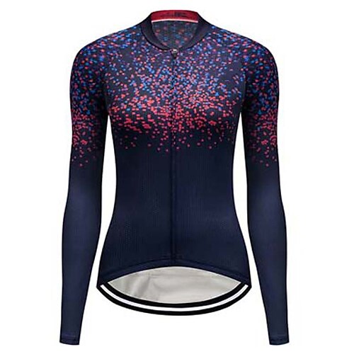 21Grams Women's Cycling Jersey Long Sleeve Bike Top with 3 Rear Pockets Mountain Bike MTB Road Bike Cycling Breathable Quick Dry Moisture Wicking Reflective Strips Black Dot Polyester Spandex Sports
21Grams Women's Cycling Jersey Long Sleeve Bike Top with 3 Rear Pockets Mountain Bike MTB Road Bike Cycling Breathable Quick Dry Moisture Wicking Reflective Strips Black Dot Polyester Spandex Sports