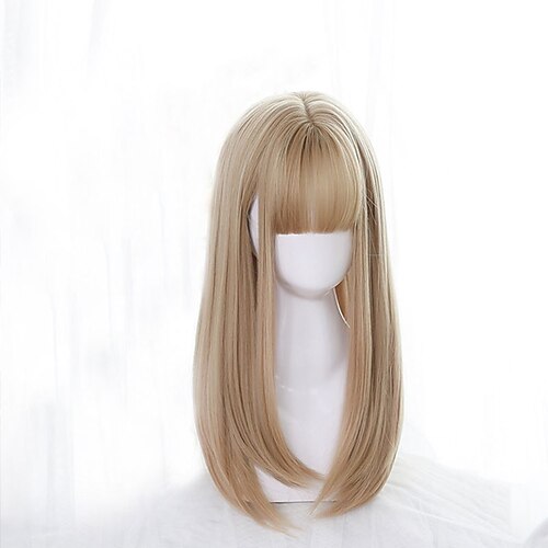 Wig Female Harajuku Long Straight Hair Lolita Wig Net Red Full Head Cover Chemical Fiber Wig Head Cover Wig
Wig Female Harajuku Long Straight Hair Lolita Wig Net Red Full Head Cover Chemical Fiber Wig Head Cover Wig