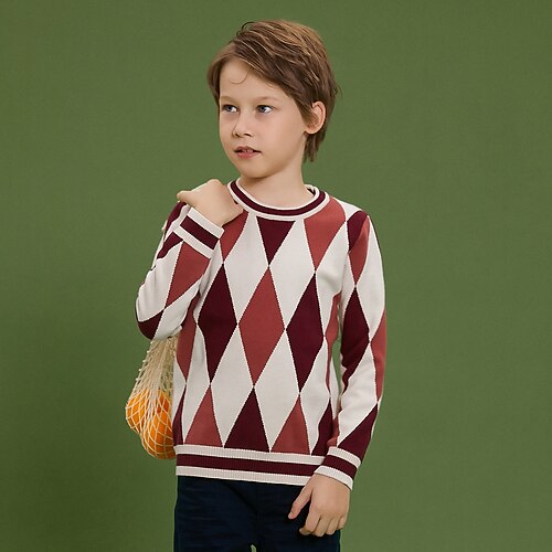 Kids Boys Sweater Graphic Long Sleeve Active Cotton 3-8 Years Fall Green White 
Kids Boys Sweater Graphic Long Sleeve Active Cotton 3-8 Years Fall Green White