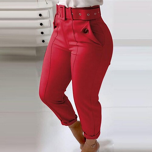 Women's Plus Size Pants Pocket Solid Color Streetwear Casual Home Casual High Full Length Fall Winter Gray Pink Red L XL XXL 3XL
Women's Plus Size Pants Pocket Solid Color Streetwear Casual Home Casual High Full Length Fall Winter Gray Pink Red L XL XXL 3XL