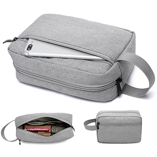 Men's Unisex Handbags Coin Purse Cosmetic Bag Oxford Cloth Zipper Plain Going out Outdoor Gray
Men's Unisex Handbags Coin Purse Cosmetic Bag Oxford Cloth Zipper Plain Going out Outdoor Gray