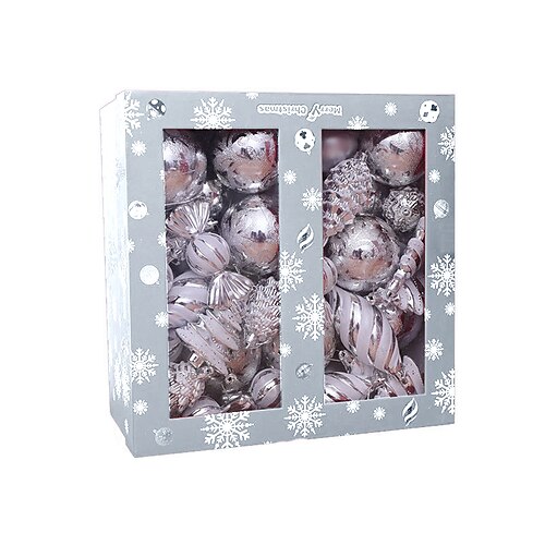 60PCS Christmas Ball Gift Box Christmas Tree Decoration Electroplating Ball Painted Ball Gift Box Containing 60 Christmas Balls
60PCS Christmas Ball Gift Box Christmas Tree Decoration Electroplating Ball Painted Ball Gift Box Containing 60 Christmas Balls