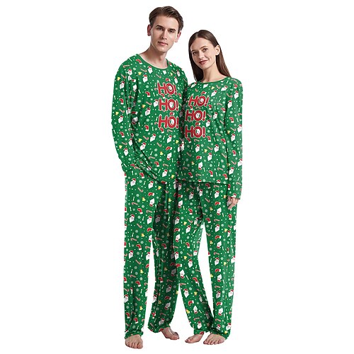 Santa Claus Outfits Christmas Pajamas Men's Women's Couple's Special Christmas Christmas Carnival Masquerade Adults' Party Christmas Vacation Valentine's Day Polyester Top Pants
Santa Claus Outfits Christmas Pajamas Men's Women's Couple's Special Christmas Christmas Carnival Masquerade Adults' Party Christmas Vacation Valentine's Day Polyester Top Pants