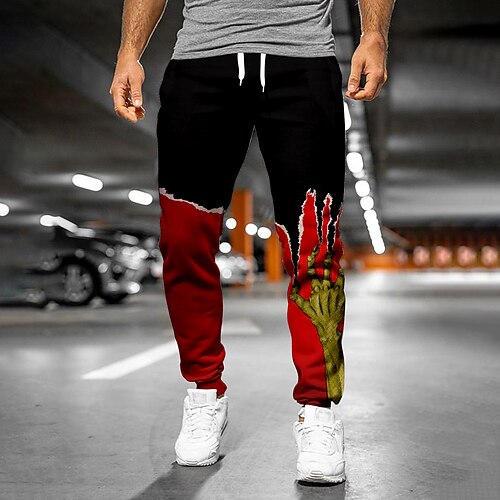 Men's Christmas Pants Sweatpants Joggers Trousers Drawstring Elastic Waist Graphic Christmas Hand Outdoor Sports Full Length Casual Daily Designer Casual / Sporty Black / Red Micro-elastic
Men's Christmas Pants Sweatpants Joggers Trousers Drawstring Elastic Waist Graphic Christmas Hand Outdoor Sports Full Length Casual Daily Designer Casual / Sporty Black / Red Micro-elastic