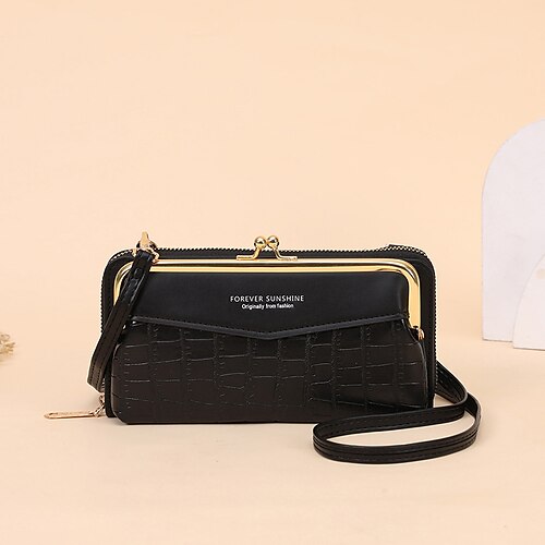 Women's Retro Mobile Phone Bag PU Leather Polyester Solid Color Daily Office & Career Green Blue Black Pink
Women's Retro Mobile Phone Bag PU Leather Polyester Solid Color Daily Office & Career Green Blue Black Pink