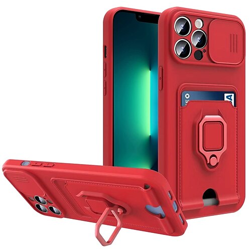 Phone Case For Apple Heavy Duty iPhone 14 Pro Max 14 Plus 13 12 11 Pro Max X XR XS Card Holder with Windows Ring Holder Solid Colored TPU
Phone Case For Apple Heavy Duty iPhone 14 Pro Max 14 Plus 13 12 11 Pro Max X XR XS Card Holder with Windows Ring Holder Solid Colored TPU