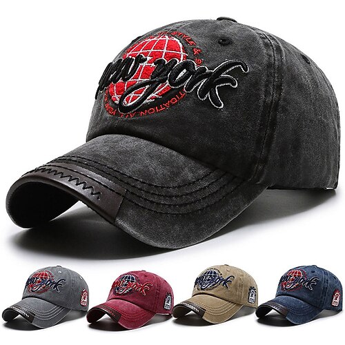 Men's Hat Baseball Cap Black Blue Khaki Outdoor Dailywear Embroidery Letter Windproof Breathable Ultraviolet Resistant / Fall / Spring / Summer
Men's Hat Baseball Cap Black Blue Khaki Outdoor Dailywear Embroidery Letter Windproof Breathable Ultraviolet Resistant / Fall / Spring / Summer