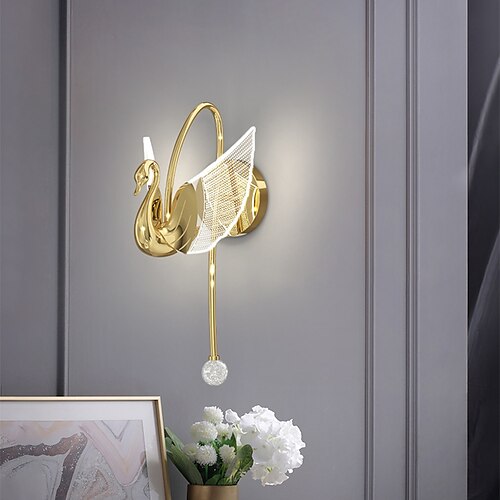 svanedesign innendørs vegglamper led ins søt nordisk stil stue butikker / kafeer akryl vegglampe gave til familie venner 220-240v
svanedesign innendørs vegglamper led ins søt nordisk stil stue butikker / kafeer akryl vegglampe gave til familie venner 220-240v
