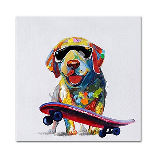 Oil Painting Handmade Hand Painted Wall Art Mintura Modern Abstract Animal Dog Pictures For Home Decoration Decor Rolled Canvas No Frame Unstretched
Oil Painting Handmade Hand Painted Wall Art Mintura Modern Abstract Animal Dog Pictures For Home Decoration Decor Rolled Canvas No Frame Unstretched