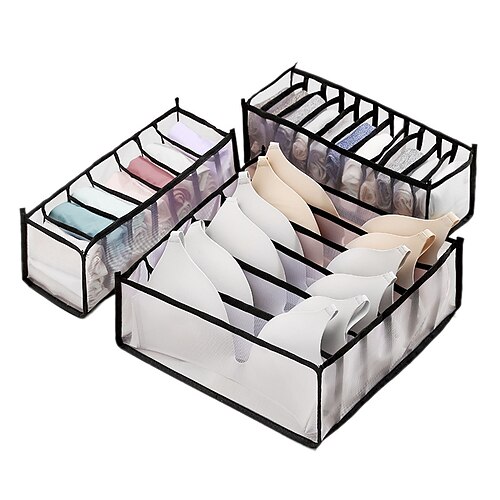 

Recipiente de armazenamento respirável sob a cama sacos de armazenamento com zíperes hle divisores caixa de armazenamento de roupas 1 peça cinza marrom branco