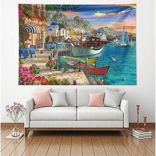 Oil Painting Style Wall Tapestry Art Decor Blanket Curtain Hanging Home Bedroom Living Room Decoration
Oil Painting Style Wall Tapestry Art Decor Blanket Curtain Hanging Home Bedroom Living Room Decoration