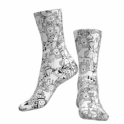 Homme Femme Chaussettes Chaussettes Velo Cyclisme Vélo / Cyclisme Respirable Doux Confortable 1 paire Animal Coton Blanche S M L
Homme Femme Chaussettes Chaussettes Velo Cyclisme Vélo / Cyclisme Respirable Doux Confortable 1 paire Animal Coton Blanche S M L