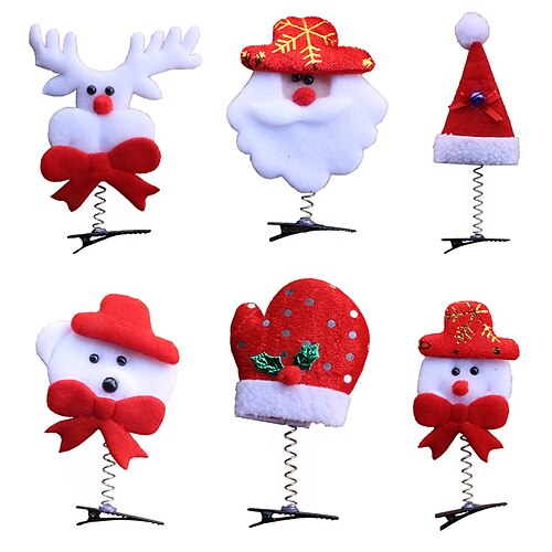 6 Pcs/set Christmas Hairpin Christmas Clip Christmas Ornaments On The Head Grass Dress Up Children Adult Hairpin Hair Clips
6 Pcs/set Christmas Hairpin Christmas Clip Christmas Ornaments On The Head Grass Dress Up Children Adult Hairpin Hair Clips