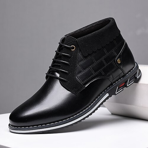 Men's Boots Comfort Shoes Vintage Business Casual Daily PU Mid-Calf Boots Black Brown Winter Fall
Men's Boots Comfort Shoes Vintage Business Casual Daily PU Mid-Calf Boots Black Brown Winter Fall