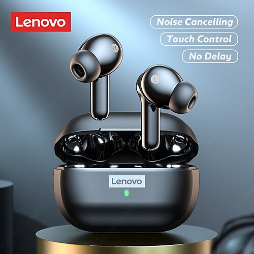 

Lenovo LP1S Upgraded version TWS Earphone Wireless Bluetooth 5.0 Headphones Waterproof Sport Headsets Noise Reduction Earbuds with Mic