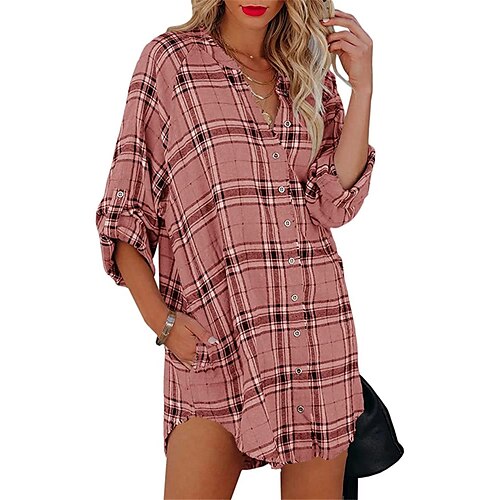 Damen Hemd Bluse Hütte Gelb Rosa Wein Plaid Bedruckt Langarm Casual Täglich Vintage Brautkleider schlicht V Ausschnitt Lang Baumwolle S
Damen Hemd Bluse Hütte Gelb Rosa Wein Plaid Bedruckt Langarm Casual Täglich Vintage Brautkleider schlicht V Ausschnitt Lang Baumwolle S