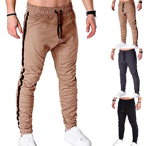 Men's Casual Fashion Skinny Patchwork Full Length Pants Casual Daily Inelastic Stripe Outdoor Sports Mid Waist ArmyGreen Black Khaki Dark Gray S M L XL XXL
Men's Casual Fashion Skinny Patchwork Full Length Pants Casual Daily Inelastic Stripe Outdoor Sports Mid Waist ArmyGreen Black Khaki Dark Gray S M L XL XXL
