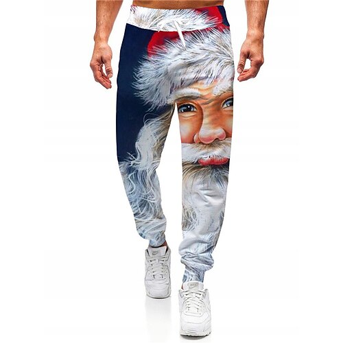 Men's Christmas Pants Sweatpants Joggers Trousers Drawstring Elastic Waist Graphic Santa Claus Christmas Outdoor Sports Full Length Casual Daily Designer Casual / Sporty White Micro-elastic
Men's Christmas Pants Sweatpants Joggers Trousers Drawstring Elastic Waist Graphic Santa Claus Christmas Outdoor Sports Full Length Casual Daily Designer Casual / Sporty White Micro-elastic
