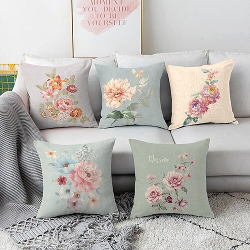 Peony Double Side Cushion Cover 5C Soft Decorative Square Throw Pillow Cover Cushion Case Pillowcase for Bedroom Livingroom Superior Quality Machine Washable Indoor Cushion for Sofa Couch Bed Chair
Peony Double Side Cushion Cover 5C Soft Decorative Square Throw Pillow Cover Cushion Case Pillowcase for Bedroom Livingroom Superior Quality Machine Washable Indoor Cushion for Sofa Couch Bed Chair