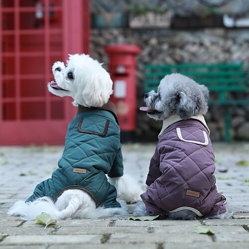 psm autumn and winter new dog clothes, diamond lattice stitching four-corner cotton coat, cute warm, soft and comfortable pet clothes
psm autumn and winter new dog clothes, diamond lattice stitching four-corner cotton coat, cute warm, soft and comfortable pet clothes