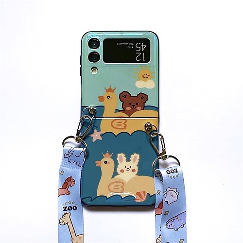 Phone Case For Samsung Galaxy Back Cover Galaxy Z Flip Galaxy Z Flip 3 5G Shockproof Dustproof with Cartoon Bear Hand Strap TPU
Phone Case For Samsung Galaxy Back Cover Galaxy Z Flip Galaxy Z Flip 3 5G Shockproof Dustproof with Cartoon Bear Hand Strap TPU