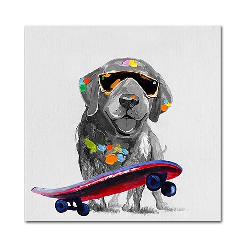 Oil Painting Handmade Hand Painted Wall Art Mintura Modern Abstract Dog Animal Pictures For Home Decoration Decor Rolled Canvas No Frame Unstretched
Oil Painting Handmade Hand Painted Wall Art Mintura Modern Abstract Dog Animal Pictures For Home Decoration Decor Rolled Canvas No Frame Unstretched