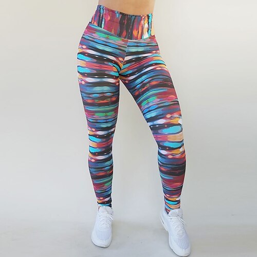 Dame Yoga leggings Mavekontrol Balleløft Høj Talje Yoga Fitness Gym Træning Underdele Batikfarvet Blå Spandex Sport Sportstøj Høj Elasticitet Tynde
Dame Yoga leggings Mavekontrol Balleløft Høj Talje Yoga Fitness Gym Træning Underdele Batikfarvet Blå Spandex Sport Sportstøj Høj Elasticitet Tynde