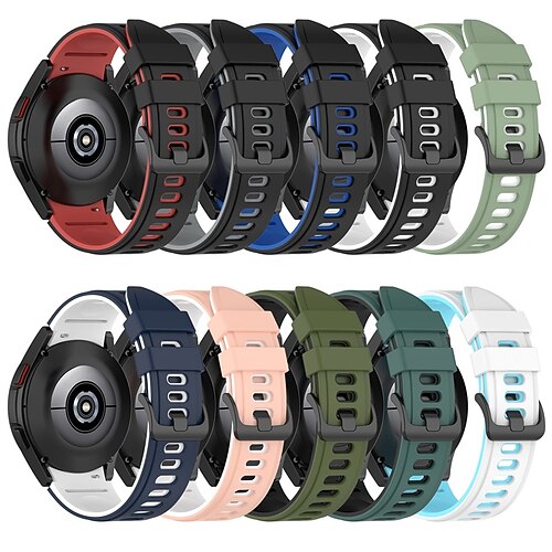 1 pcs Smart Watch Band for Samsung Galaxy Watch 5 40/44MM Watch 5 Pro 45MM Watch 4 Classic 42/46mm Watch 4 40/44mm Silicone Smartwatch Strap Elastic Breathable Sport Band Replacement Wristband / 1PC
1 pcs Smart Watch Band for Samsung Galaxy Watch 5 40/44MM Watch 5 Pro 45MM Watch 4 Classic 42/46mm Watch 4 40/44mm Silicone Smartwatch Strap Elastic Breathable Sport Band Replacement Wristband / 1PC