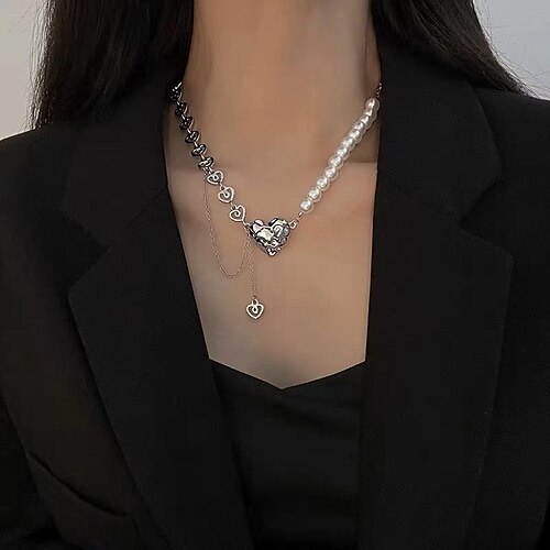 Women's necklace Chic & Modern Street Heart Necklaces / Silver / Fall / Winter / Spring / Summer
Women's necklace Chic & Modern Street Heart Necklaces / Silver / Fall / Winter / Spring / Summer