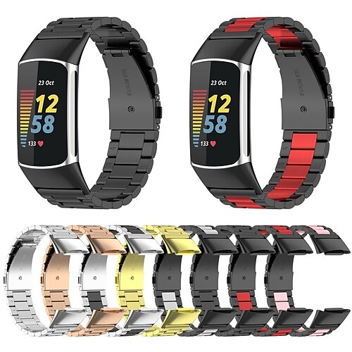 1 pcs Smart Watch Band for Fitbit Charge 5 Fitbit Charge 5 Stainless Steel Smartwatch Strap Business Band Replacement Wristband
1 pcs Smart Watch Band for Fitbit Charge 5 Fitbit Charge 5 Stainless Steel Smartwatch Strap Business Band Replacement Wristband
