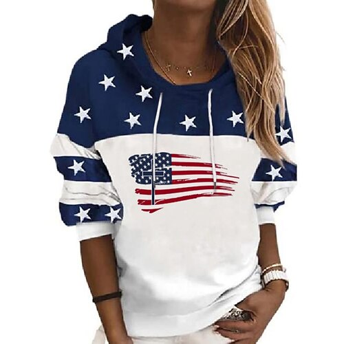 kvinders afslappet hættetrøje amerikansk flag cross heart sweatshirt toppe print langærmet pullover
kvinders afslappet hættetrøje amerikansk flag cross heart sweatshirt toppe print langærmet pullover