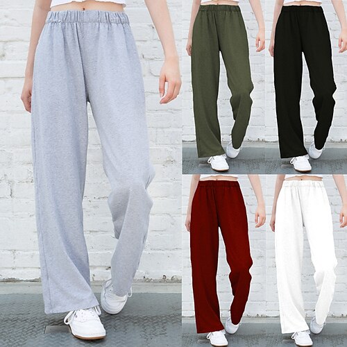 Women's Sweatpants Pocket Cotton Solid Color Sport Athleisure Bottoms Breathable Soft Comfortable Everyday Use Street Casual Daily Activewear
Women's Sweatpants Pocket Cotton Solid Color Sport Athleisure Bottoms Breathable Soft Comfortable Everyday Use Street Casual Daily Activewear