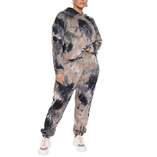 Femme Grande taille Hauts Ensemble Tie Dye Imprimer Manches Longues Ras du cou Rétro Vintage du quotidien Fin de semaine Polyester Automne L'hiver Gris / Grande Taille / Grande Taille
Femme Grande taille Hauts Ensemble Tie Dye Imprimer Manches Longues Ras du cou Rétro Vintage du quotidien Fin de semaine Polyester Automne L'hiver Gris / Grande Taille / Grande Taille