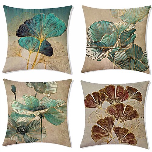 Ginkgo Biloba Double Side Cushion Cover 4PC Soft Decorative Square Throw Pillow Cover Cushion Case Pillowcase for Bedroom Livingroom Superior Quality Machine Washable Indoor Cushion for Sofa Couch Bed Chair
Ginkgo Biloba Double Side Cushion Cover 4PC Soft Decorative Square Throw Pillow Cover Cushion Case Pillowcase for Bedroom Livingroom Superior Quality Machine Washable Indoor Cushion for Sofa Couch Bed Chair