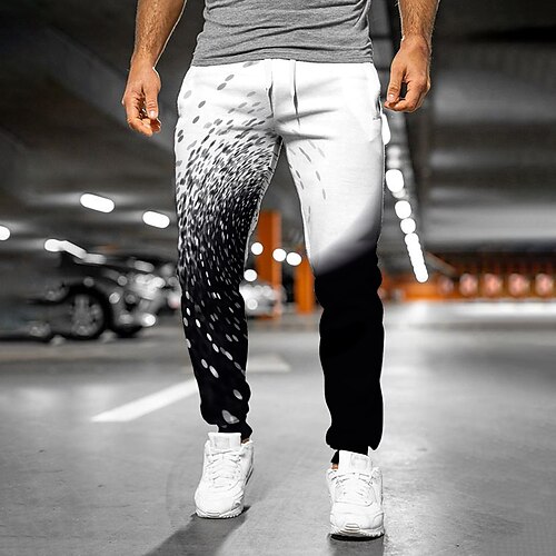 Men's Sweatpants Joggers Trousers Drawstring Side Pockets Elastic Waist Graphic Abstract Outdoor Sports Full Length Casual Daily Designer Casual / Sporty Black Micro-elastic / Elasticity
Men's Sweatpants Joggers Trousers Drawstring Side Pockets Elastic Waist Graphic Abstract Outdoor Sports Full Length Casual Daily Designer Casual / Sporty Black Micro-elastic / Elasticity