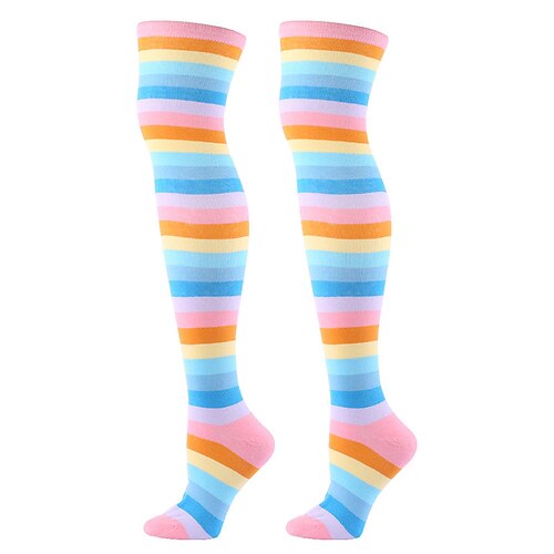 Women's 1 Pair Socks Stockings Casual Socks Fashion Cute Comfort Cotton Rainbow Casual Daily Indoor Warm Winter Fall Purple Pink Red
Women's 1 Pair Socks Stockings Casual Socks Fashion Cute Comfort Cotton Rainbow Casual Daily Indoor Warm Winter Fall Purple Pink Red