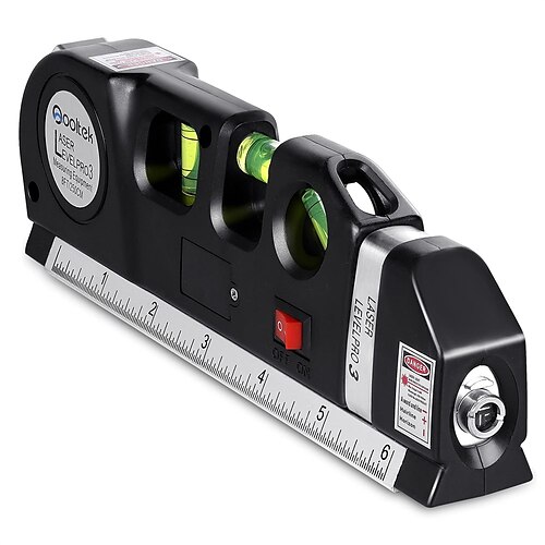 

универсальный лазерный уровень лазерная линия 8 футов мерная рулетка линейка с регулировкой стандартные и метрические линейки для подвешивания картин