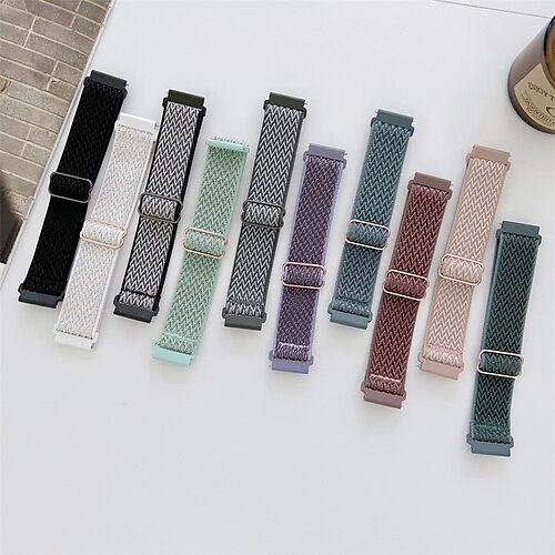 1 pcs Smart Watch Band for Samsung Galaxy Gear S2 Classic Watch 42mm Watch 3 41mm Watch Active 2 40mm / 44mm, Watch Active 40mm Watch 3 45mm, Watch 46mm Nylon Smartwatch Strap Breathable Braided
1 pcs Smart Watch Band for Samsung Galaxy Gear S2 Classic Watch 42mm Watch 3 41mm Watch Active 2 40mm / 44mm, Watch Active 40mm Watch 3 45mm, Watch 46mm Nylon Smartwatch Strap Breathable Braided