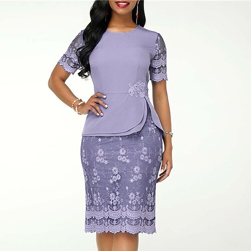Dame Festkjole Blonde kjole Tubekjole Midikjole Lilla Kortermet Blomstret Blonde Vår Sommer Crew-hals Stilfull Helg Tynn 2023 S M L XL XXL 3XL 4XL 5XL
Dame Festkjole Blonde kjole Tubekjole Midikjole Lilla Kortermet Blomstret Blonde Vår Sommer Crew-hals Stilfull Helg Tynn 2023 S M L XL XXL 3XL 4XL 5XL