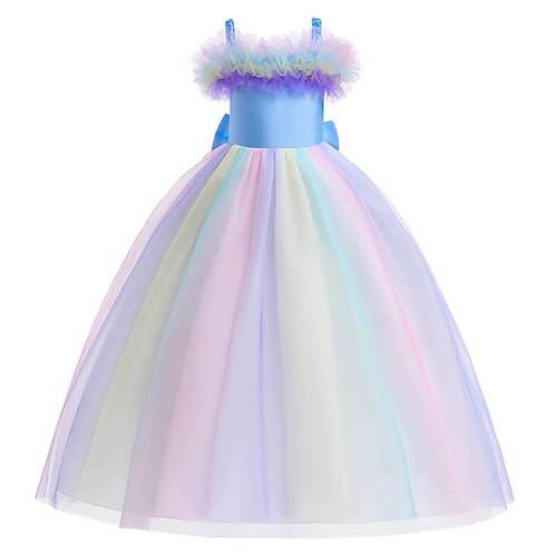 Bambino Da ragazza Vestito da festa Tinta unica Abito con bretelline Maxi Vestito Prestazioni Nodo della cravatta Senza spalline Senza maniche Da principessa Vestito 3-10 anni Primavera Blu
Bambino Da ragazza Vestito da festa Tinta unica Abito con bretelline Maxi Vestito Prestazioni Nodo della cravatta Senza spalline Senza maniche Da principessa Vestito 3-10 anni Primavera Blu