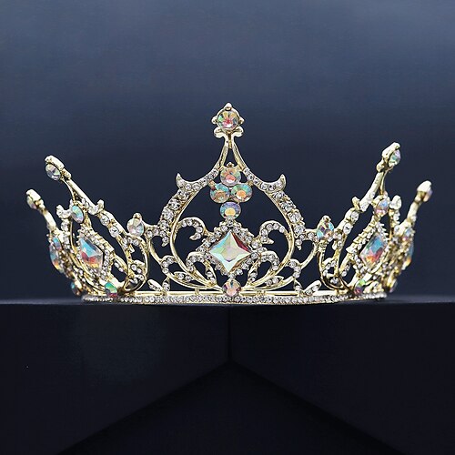 Crown Tiaras Headbands Headpiece Rhinestone Alloy Wedding Party / Evening Retro With Crystal / Rhinestone Headpiece Headwear
Crown Tiaras Headbands Headpiece Rhinestone Alloy Wedding Party / Evening Retro With Crystal / Rhinestone Headpiece Headwear