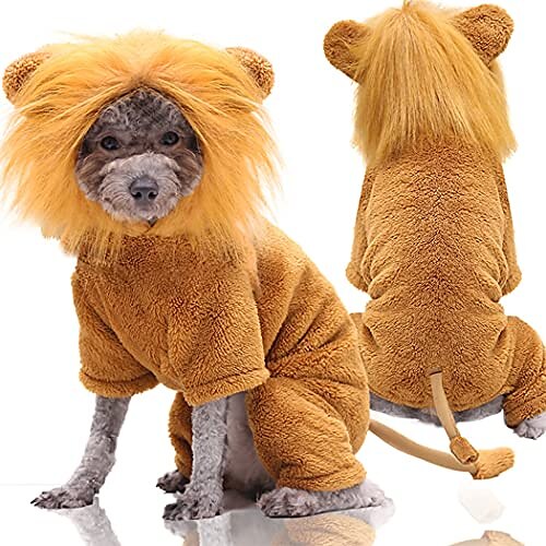 Pet Clothes Puppy Dog Cat Hoodie Warm Sweater Costume Halloween Cosplay Party Apparel, Lion, XL
Pet Clothes Puppy Dog Cat Hoodie Warm Sweater Costume Halloween Cosplay Party Apparel, Lion, XL