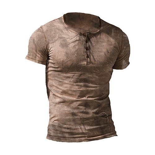 Men's T shirt Tee Solid Colored Henley Green Light Brown Light gray Brown Gray 3D Print Plus Size Outdoor Casual Short Sleeve Button-Down Clothing Apparel Basic Vintage Fashion Designer / Summer
Men's T shirt Tee Solid Colored Henley Green Light Brown Light gray Brown Gray 3D Print Plus Size Outdoor Casual Short Sleeve Button-Down Clothing Apparel Basic Vintage Fashion Designer / Summer
