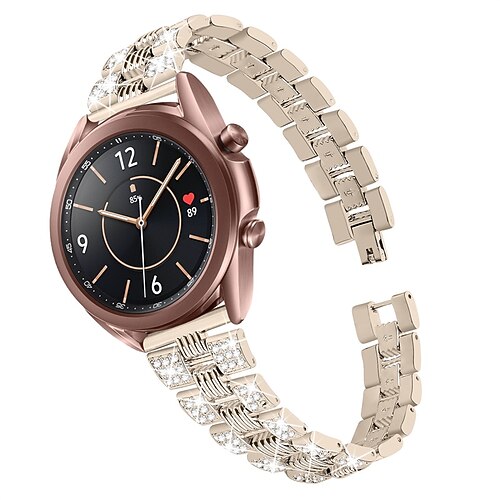 1 pcs Smart Watch Band for Samsung Galaxy Gear S2 Classic Watch 42mm Watch 3 41mm Watch Active 2 40mm / 44mm, Watch Active 40mm Stainless Steel Smartwatch Strap Luxury Bling Diamond Jewelry Bracelet
1 pcs Smart Watch Band for Samsung Galaxy Gear S2 Classic Watch 42mm Watch 3 41mm Watch Active 2 40mm / 44mm, Watch Active 40mm Stainless Steel Smartwatch Strap Luxury Bling Diamond Jewelry Bracelet