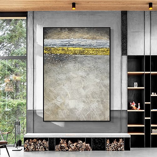 Oil Painting Handmade Hand Painted Wall Art Abstract Art Minimalist Style Home Decoration Decor Stretched Frame Ready to Hang
Oil Painting Handmade Hand Painted Wall Art Abstract Art Minimalist Style Home Decoration Decor Stretched Frame Ready to Hang