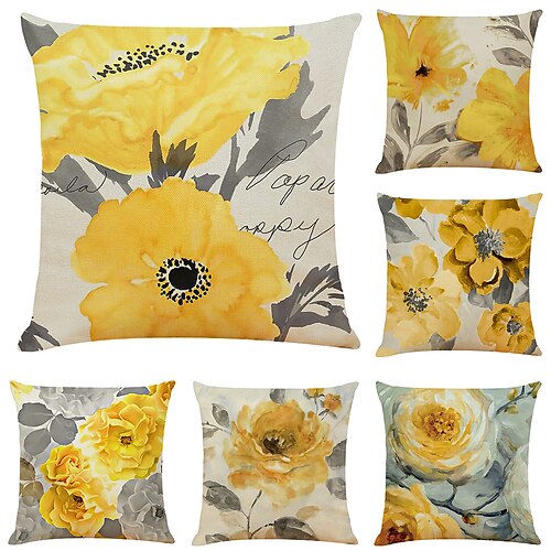 Watercolor Double Side Cushion Cover 6PC Soft Decorative Square Throw Pillow Cover Cushion Case Pillowcase for Bedroom Livingroom Superior Quality Machine Washable Indoor Cushion for Sofa Couch Bed Chair
Watercolor Double Side Cushion Cover 6PC Soft Decorative Square Throw Pillow Cover Cushion Case Pillowcase for Bedroom Livingroom Superior Quality Machine Washable Indoor Cushion for Sofa Couch Bed Chair