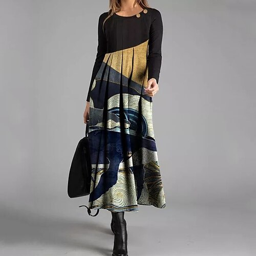 kvinners fritidskjole skiftekjole lang kjole maxi kjole regnbue lange ermer geometrisk lappeteppe vinter høst høst rund hals vinter kjole høstkjole 2023 m l xl xxl 3xl
kvinners fritidskjole skiftekjole lang kjole maxi kjole regnbue lange ermer geometrisk lappeteppe vinter høst høst rund hals vinter kjole høstkjole 2023 m l xl xxl 3xl
