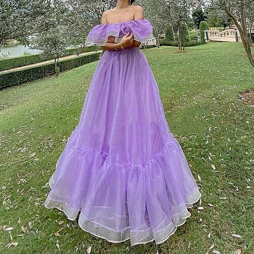 Balkjole Gallakjoler Sød Stil Kjole Quinceanera Gulvlang Kortærmet Skulderfri Organza med Draperet 2023
Balkjole Gallakjoler Sød Stil Kjole Quinceanera Gulvlang Kortærmet Skulderfri Organza med Draperet 2023