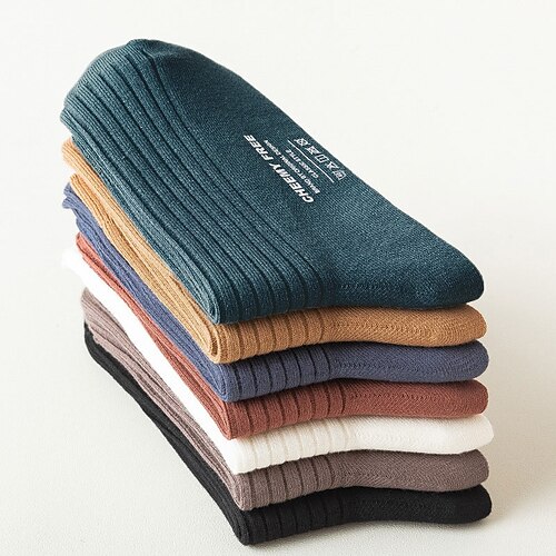 Men's 5 Pairs Socks Stockings Crew Socks Cotton Solid Colored Warm Fall & Winter Multi Color 5 Pairs Green Black
Men's 5 Pairs Socks Stockings Crew Socks Cotton Solid Colored Warm Fall & Winter Multi Color 5 Pairs Green Black