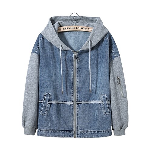Women's Plus Size Winter Coat Jacket Pocket Color Block Outdoor Causal Long Sleeve Hoodie Regular Winter Fall Light Blue L XL XXL 3XL
Women's Plus Size Winter Coat Jacket Pocket Color Block Outdoor Causal Long Sleeve Hoodie Regular Winter Fall Light Blue L XL XXL 3XL